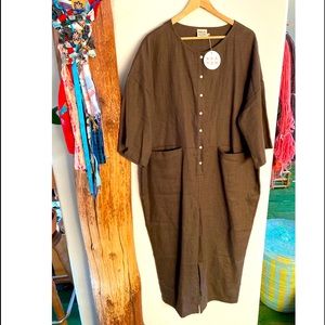 Beaton Linen Utility Jumpsuit